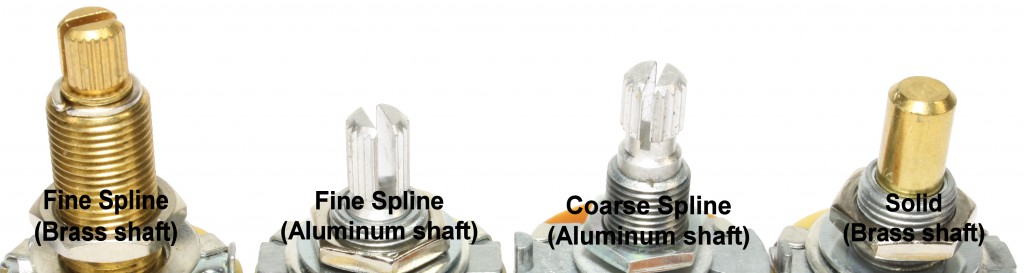Fine, coarse and solid shaft examples