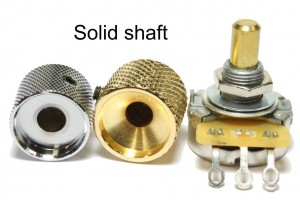 Dome knob and solid shaft examples