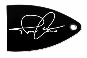 Signature on PRS truss rod cover