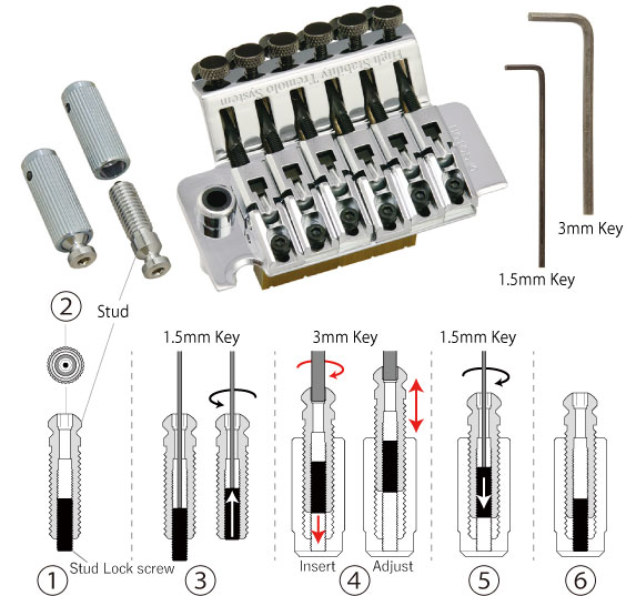 GOTOH Stud-Lock Bridge Posts